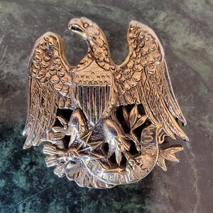 SARAH COVENTRY Goldtone Eagle Brooch.